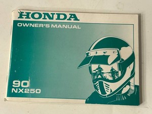 Honda NX250 1989 Owners Manual - 31KW3620