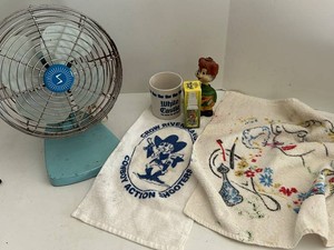 Superior Electric Model 800 Fan & Vintage Mixed Lot - 13 in Tall