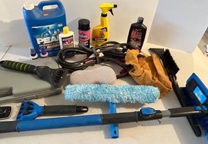 Car Care Emergency Mixed Lot - Cleaning Supplies, Tools & Accessories
