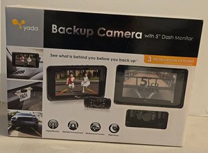 Yada Backup Camera With 5-Inch Dash Monitor - Open Box