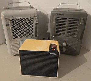 Patton, FlowPro &amp Titan Electric Space Heaters Mixed Lot (Lot of 3)