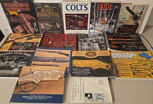 Firearms Auction Catalogs &amp Reference Books Mixed Lot - 15pc