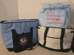 Tommy Bahama Beach Tote &amp Insulated Cooler Bags (Lot of 3)