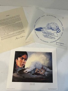 Signed Marian Anderson Visions of Life Print & Ephemera (Lot of 3)