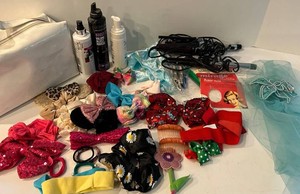 Mixed Lot Hair Accessories, Styling Tools & Salon Supplies