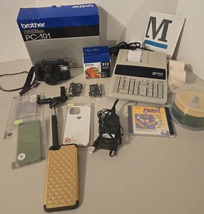 Monroe 6120X Calculator, Fuji Camera &amp Electronics Mixed Lot