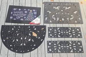 Christmas Decor & Scrollwork Panels Mixed Lot - 5 Pieces
