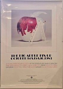 Vintage 1983 the Big Apple Fix-Up NYC Poster - 24 X 37