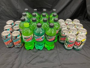 Mountain Dew Baja Blast & Diet Mixed Beverage Lot