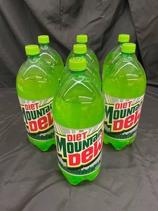 Diet Mountain Dew 2-Liter Bottles (Lot of 7)