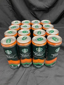 Starbucks Triple Shot Energy Dark Caramel 11oz (Lot of 16)