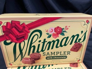 3 boxes of Whitmans Sampler Assorted Milk Chocolates - 22 Pieces, 10 Oz