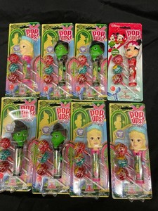 Wicked & Disney Pop Ups Character Lollipop Mixed Lot - 8 Packs