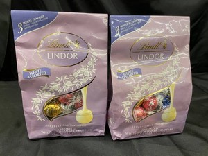 Lindt LINDOR Assorted White Chocolate Truffles 12.7oz (Lot of 2)