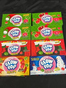 Charms Blow Pop Minis Cherry Sour Apple 3 Oz (Lot of 8)