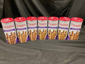 Piroluline Dark Chocolate Creme-Filled Wafer Rolls 3.5 Oz (Lot of 7)