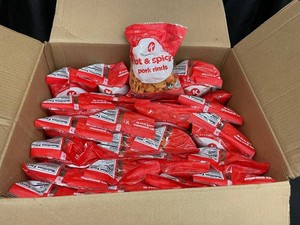K Chicharrones Hot & Spicy Pork Rinds 2.125 Oz Group