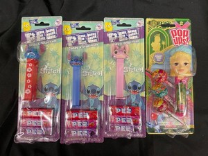 Disney Stitch PEZ & Wicked Pop Ups 4-Piece Mixed Lot