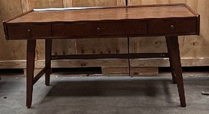 Dark wooden desk