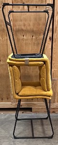 Yellow and black chairs