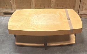wooden coffee table