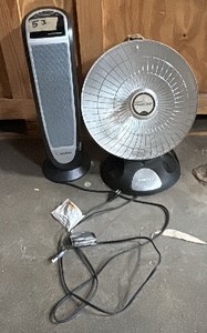 2 space heaters