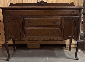 Vintage wood buffet