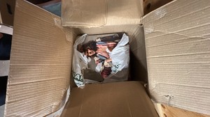 boxes of vinyls