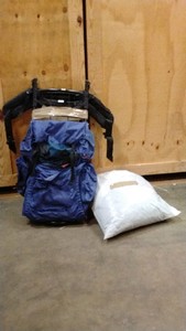 Camping bag and sleeping bag