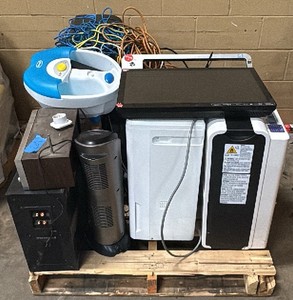 pallet of electronics