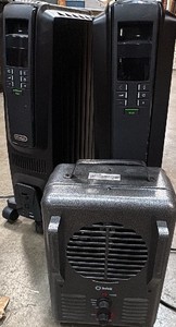 2 DLonghi heaters and Soleil heater