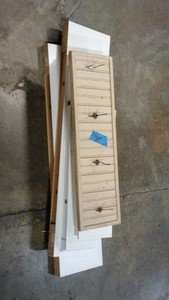 Wood and wall hanging