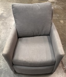 Gray fabric chair
