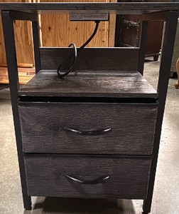 Black nightstand