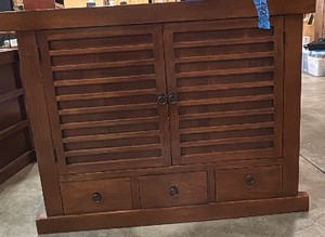 Large brown cabinet