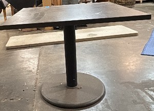 Dark gray table
