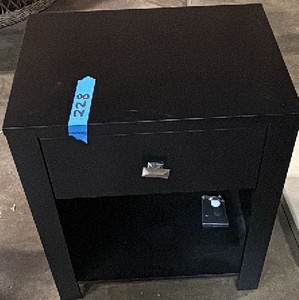 Black nightstand