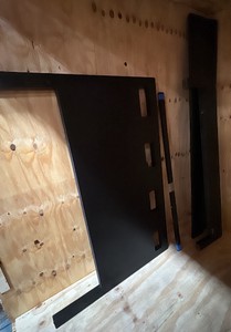 Black bedframe full