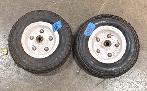 Pair of small wheels