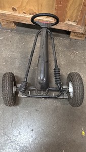 Front of a go-cart