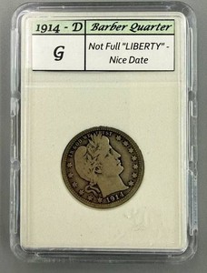1914D Barber Quarter G