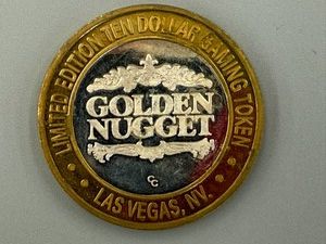 1994 Golden Nugget Limited Edition Gaming Token .6 oz Silver