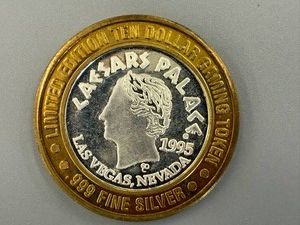 1995 Caesars Palace Limited Edition Gaming Token .6 oz SIlver