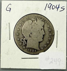 1904S Barber Half Dollar G