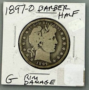 1897O Barber Half Dollar G