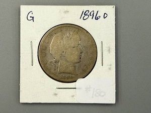 1896O Barber Half Dollar G