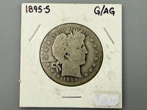 1895S Barber Half Dollar GAG