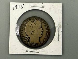 1915 Barber Half Dollar