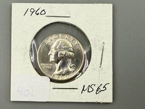 1960 Washington Quarter MS65
