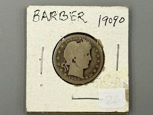 1909O Barber Quarter